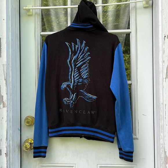 Harry Potter Ravenclaw Varsity Hoodie Hot Topic Exclusive- Unisex Size S - Picture 2 of 10